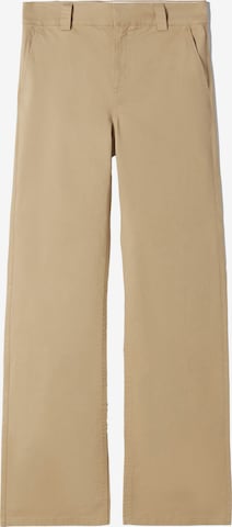 Bershka Regular Chinobyxa i beige: framsida