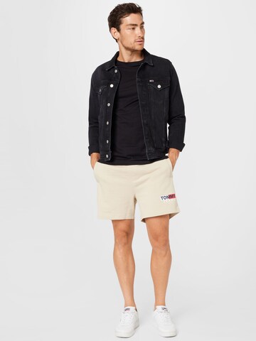 Tommy Jeans - Regular Calças em bege