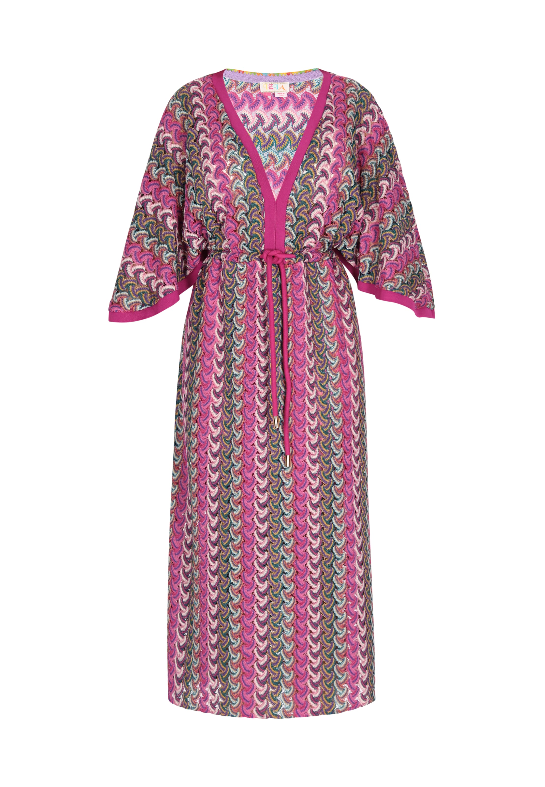 IZIALjetna haljina - roza boja: prednji dio