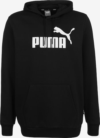 PUMA Športová mikina 'Essentials' - Čierna: predná strana