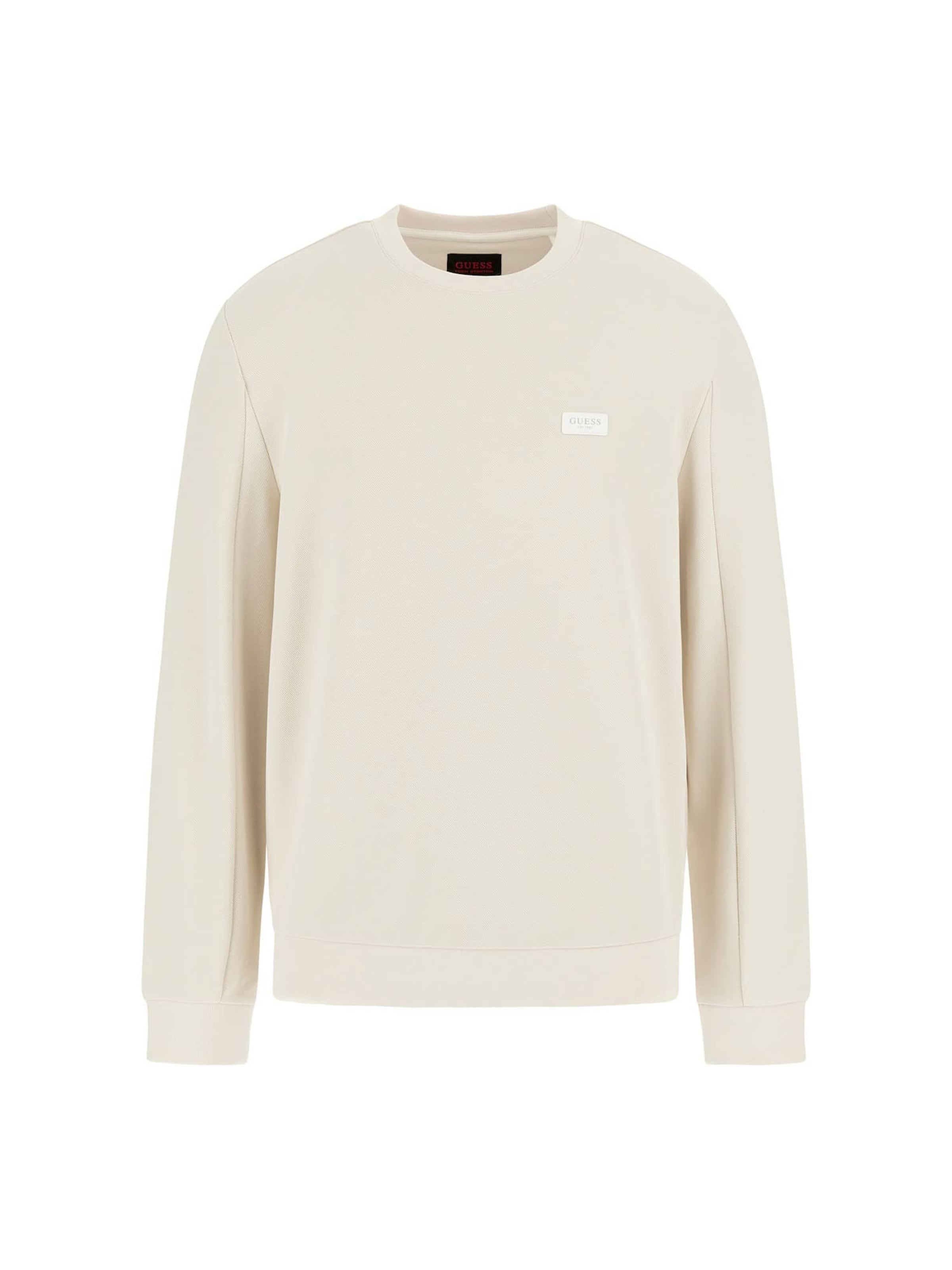 GUESS Sweatshirt in Beige: Vorderseite