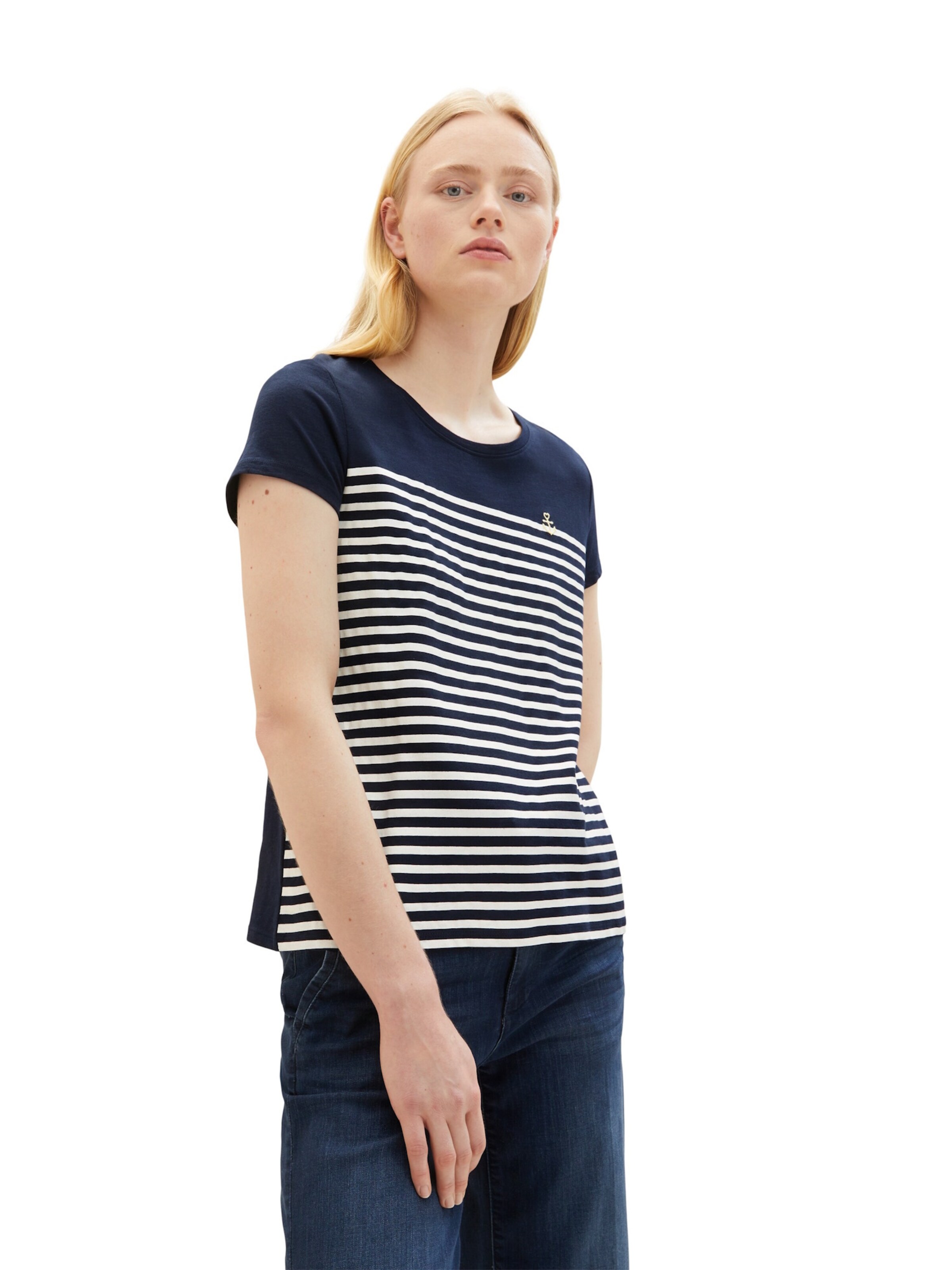 TOM TAILOR DENIM T-Shirt in Blau