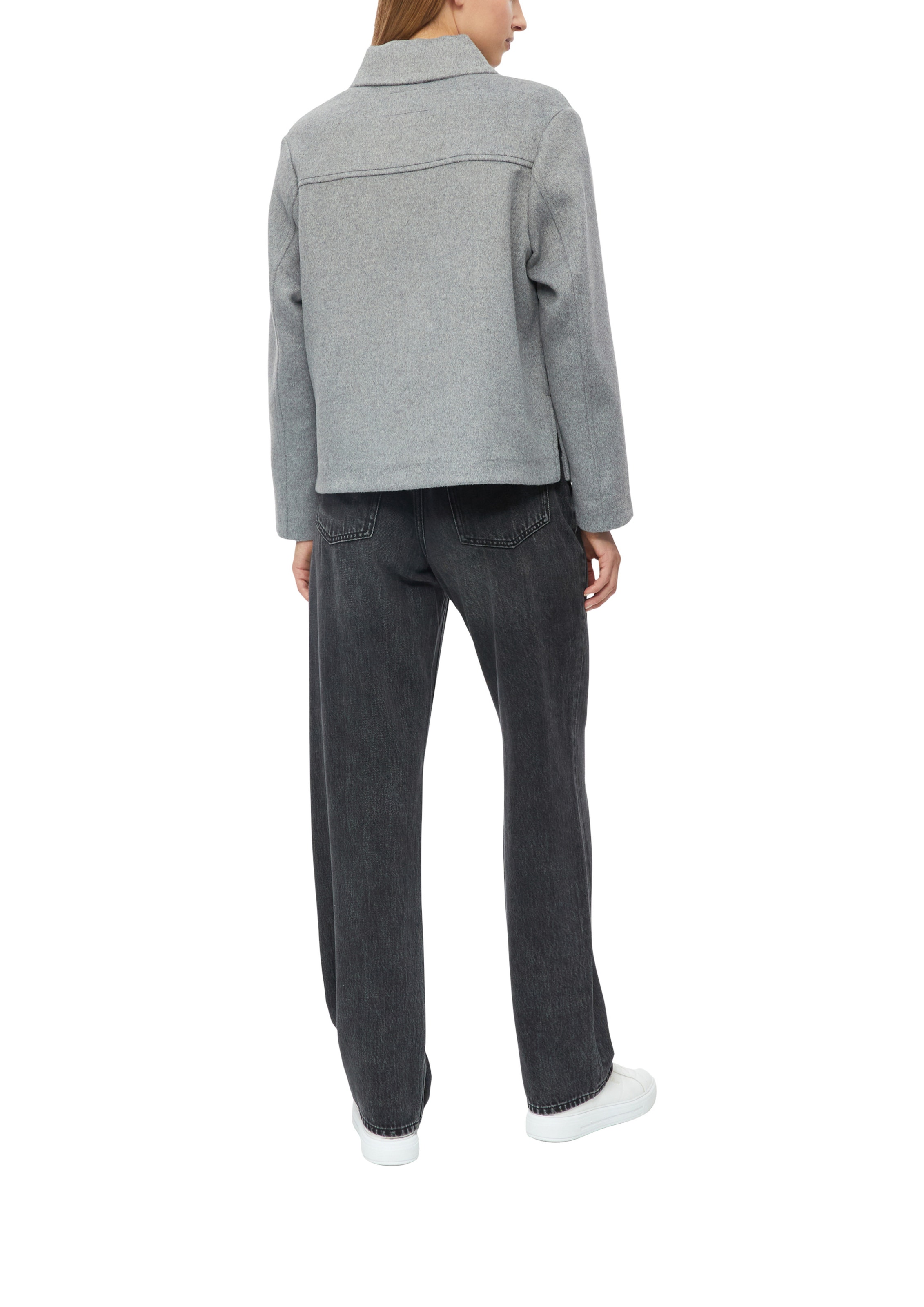 s.Oliver Jacke in Grau: Rückseite