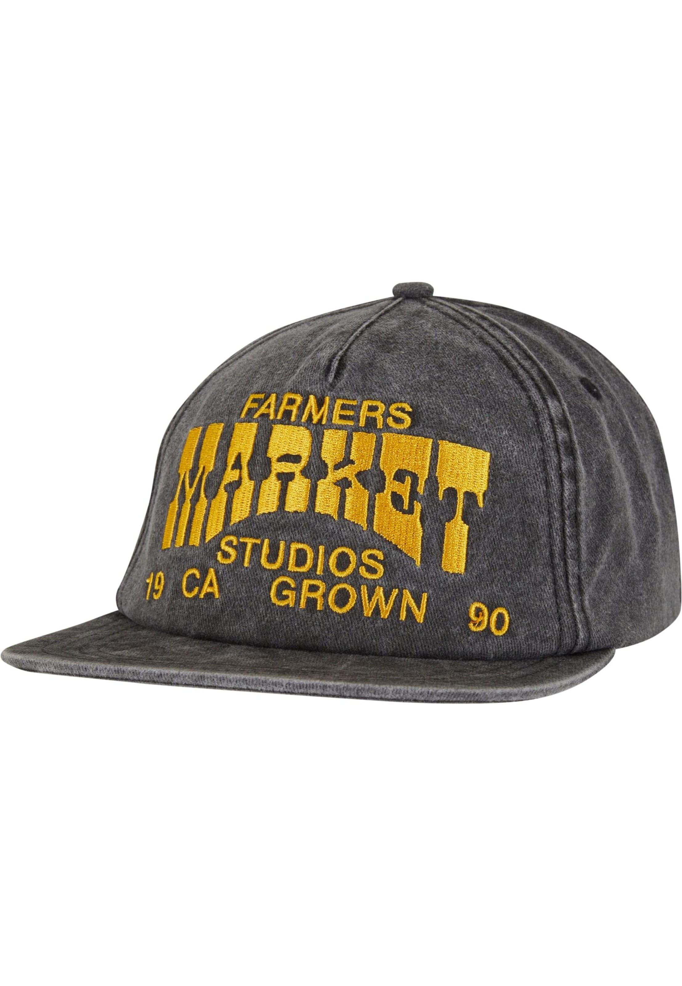 MARKET Cap in Schwarz: Vorderseite