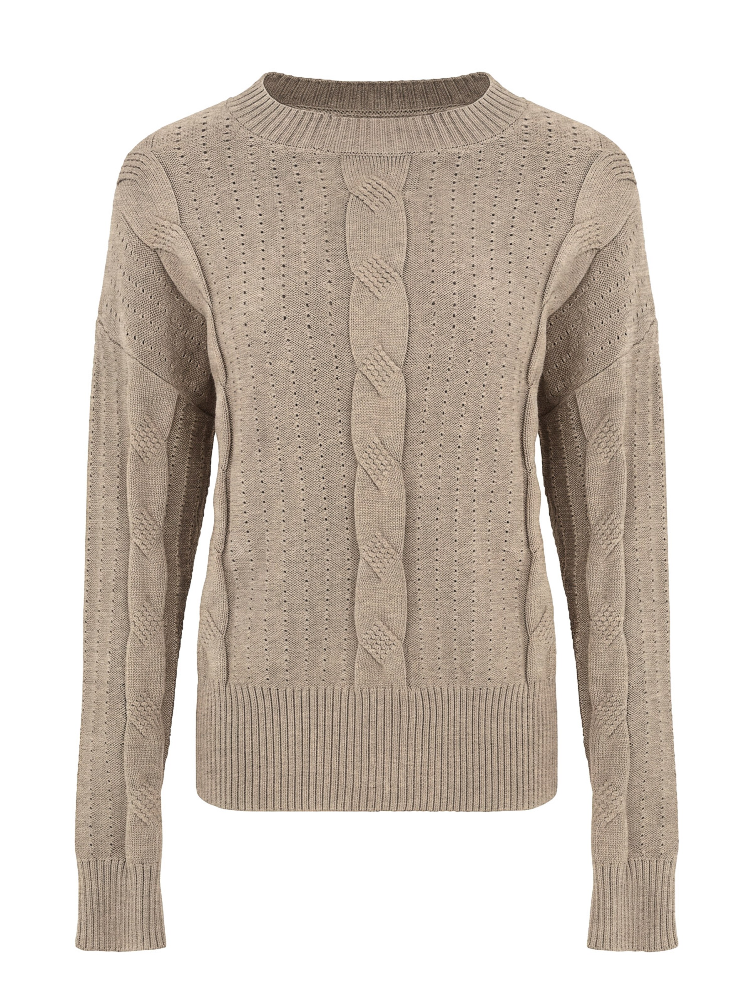 Pull-over Imily Bela en beige : devant