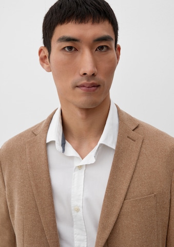 s.Oliver BLACK LABEL Regular Fit Sakko in Braun