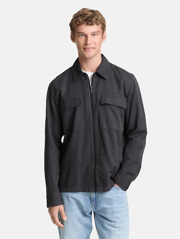 TOM TAILOR DENIM Between-season jacket in Grey: front