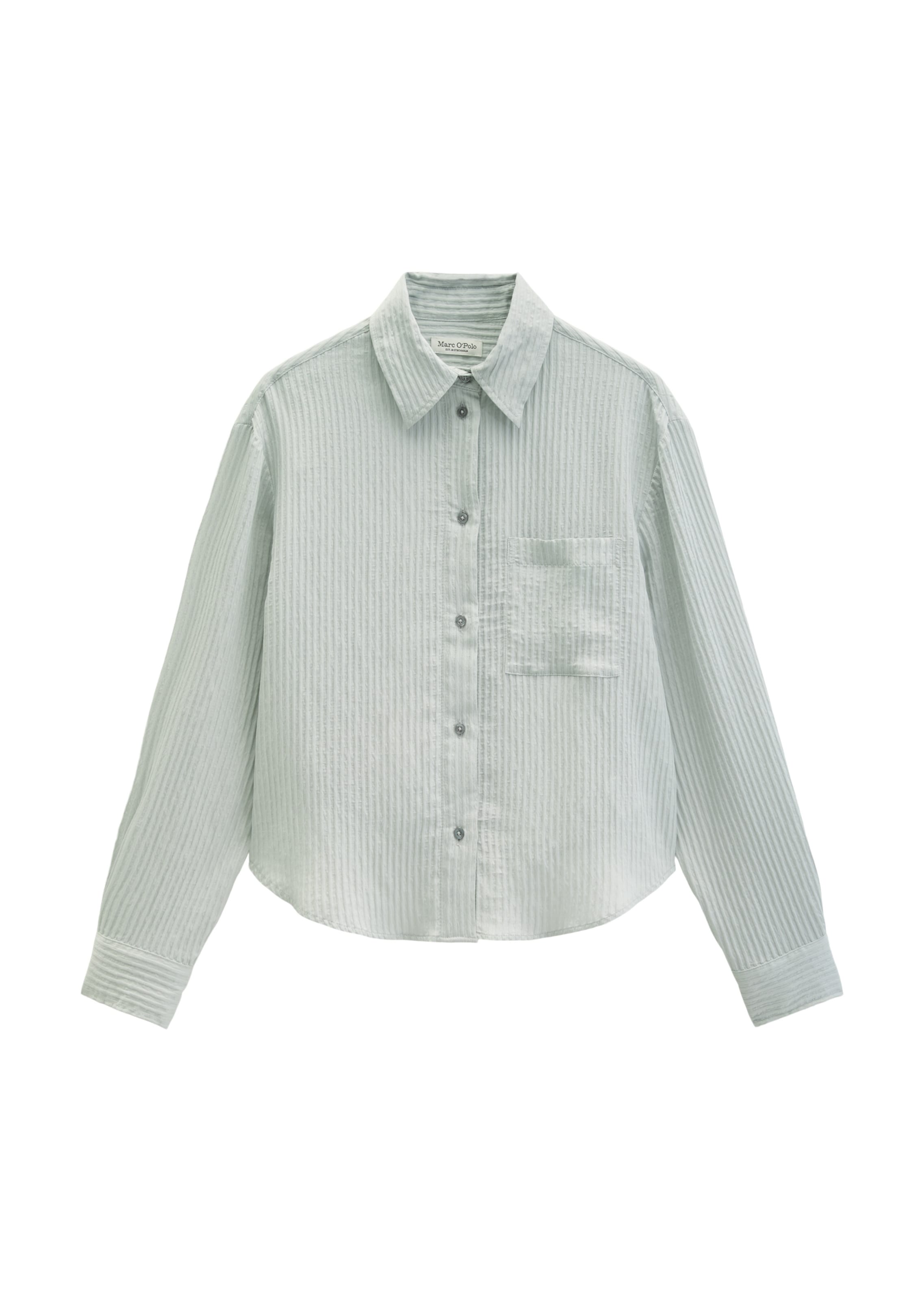 Marc O'Polo Bluse in Grau: Vorderseite