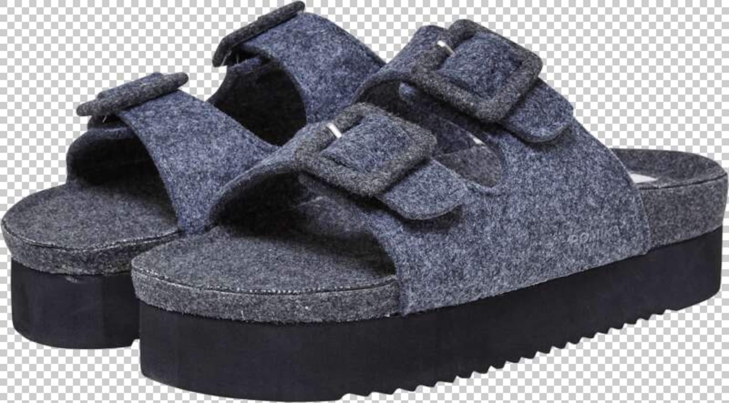 ROMIKA Pantolette in Grau: Vorderseite