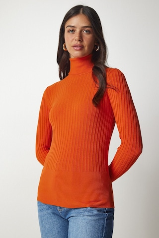 Pullover di Happiness İstanbul in arancione: frontale