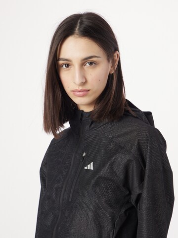 ADIDAS PERFORMANCE Sportjacke 'Adizero ' in Schwarz