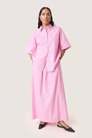 SOAKED IN LUXURY Bluse 'Kaily' i pink