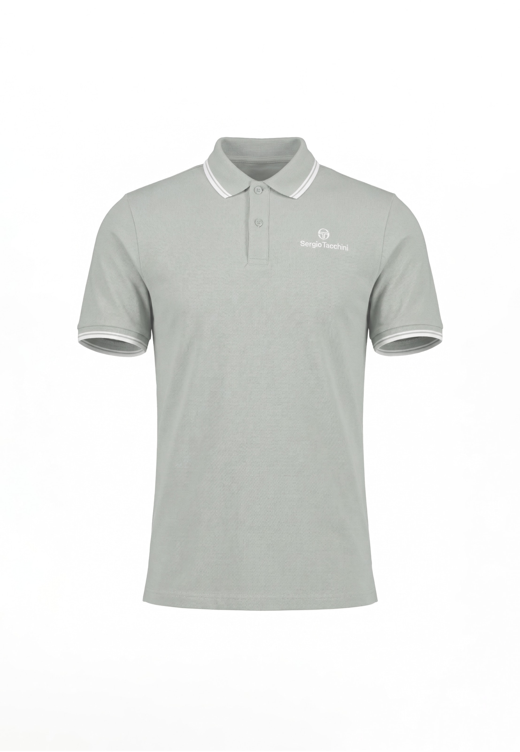 Sergio Tacchini - Camisa 'Reed 025 Co' em verde: frente