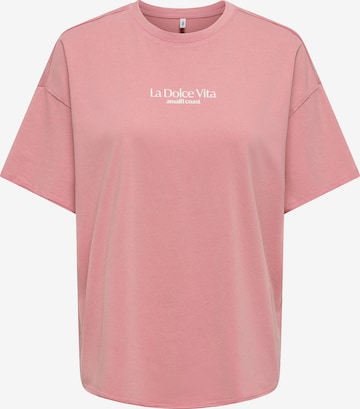 ONLY Oversized paita 'ONLZINNIA' värissä vaaleanpunainen: etupuoli
