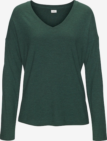 s.Oliver Schlafshirt in Grün: Vorderseite