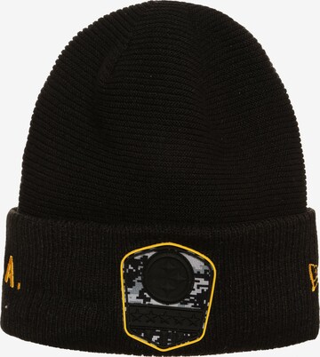 NEW ERA NFL Pittsburgh Steelers Salute To Service Beanie in Schwarz: predná strana