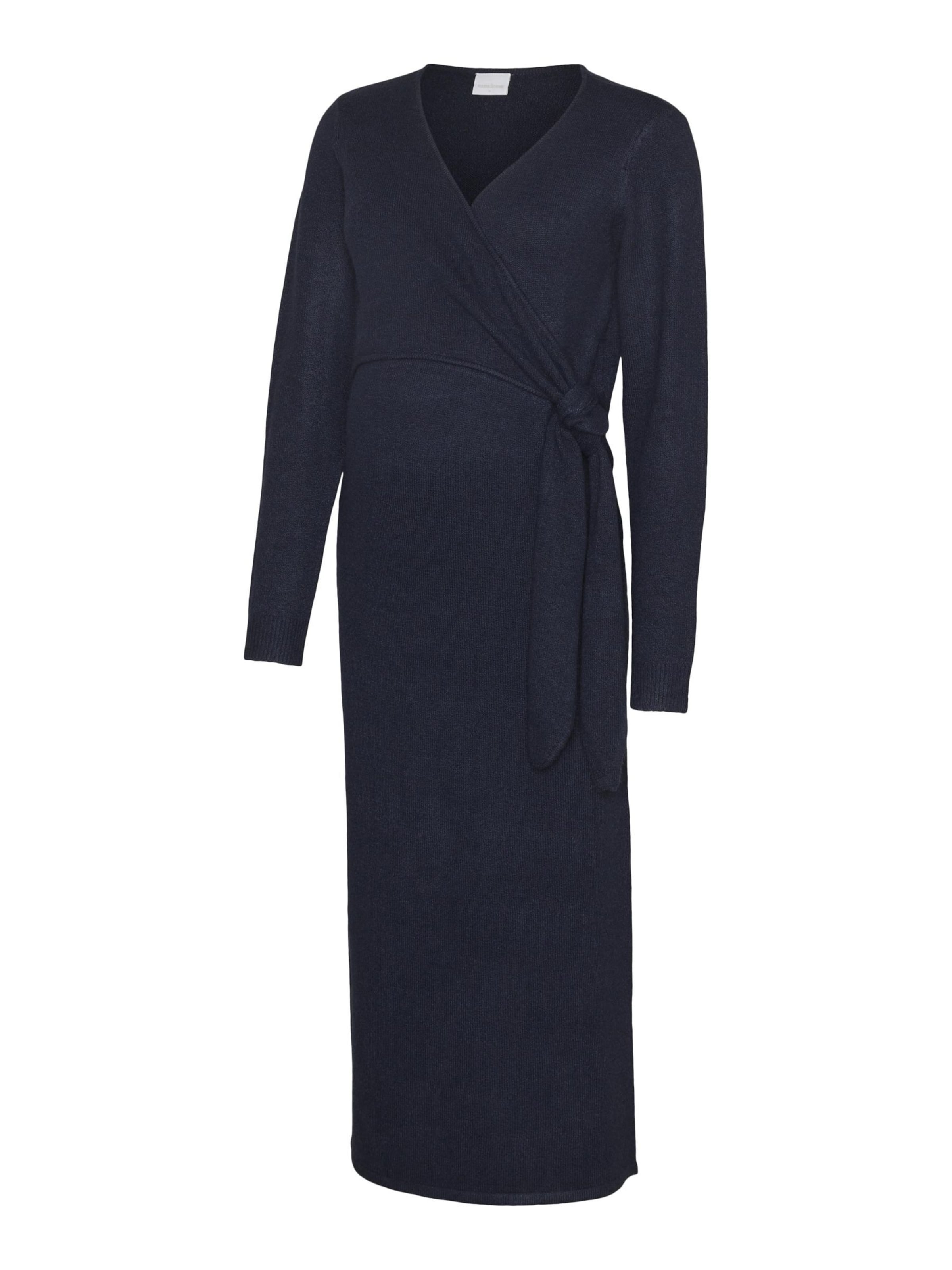 MAMALICIOUS Strikkjole 'MLFie' i navy, Produktvisning