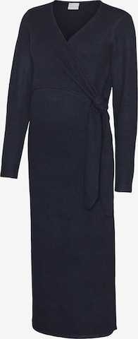 MAMALICIOUS Трикотажное платье 'MLFie' в Синий: спереди