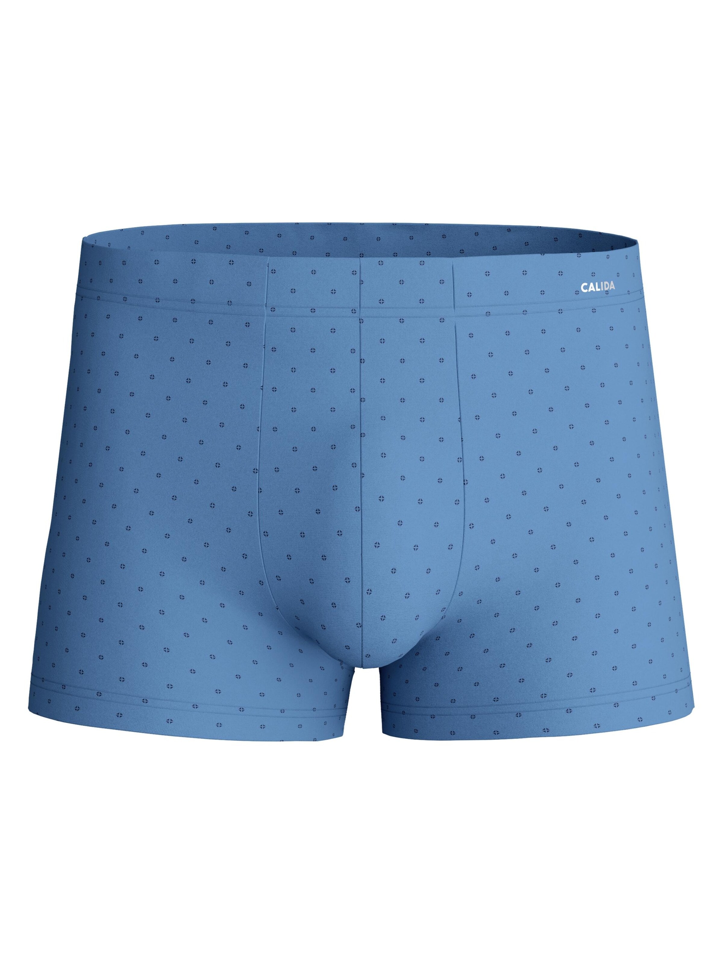 CALIDA Boxershorts 'Cotton Code Design' in Blau: Vorderseite