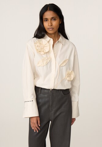 Fabienne Chapot Blouse in Wit: voorkant