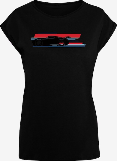 ABSOLUTE CULT T-Shirt 'Cars - Jackson Storm' in blau / rot / schwarz / weiß, Produktansicht