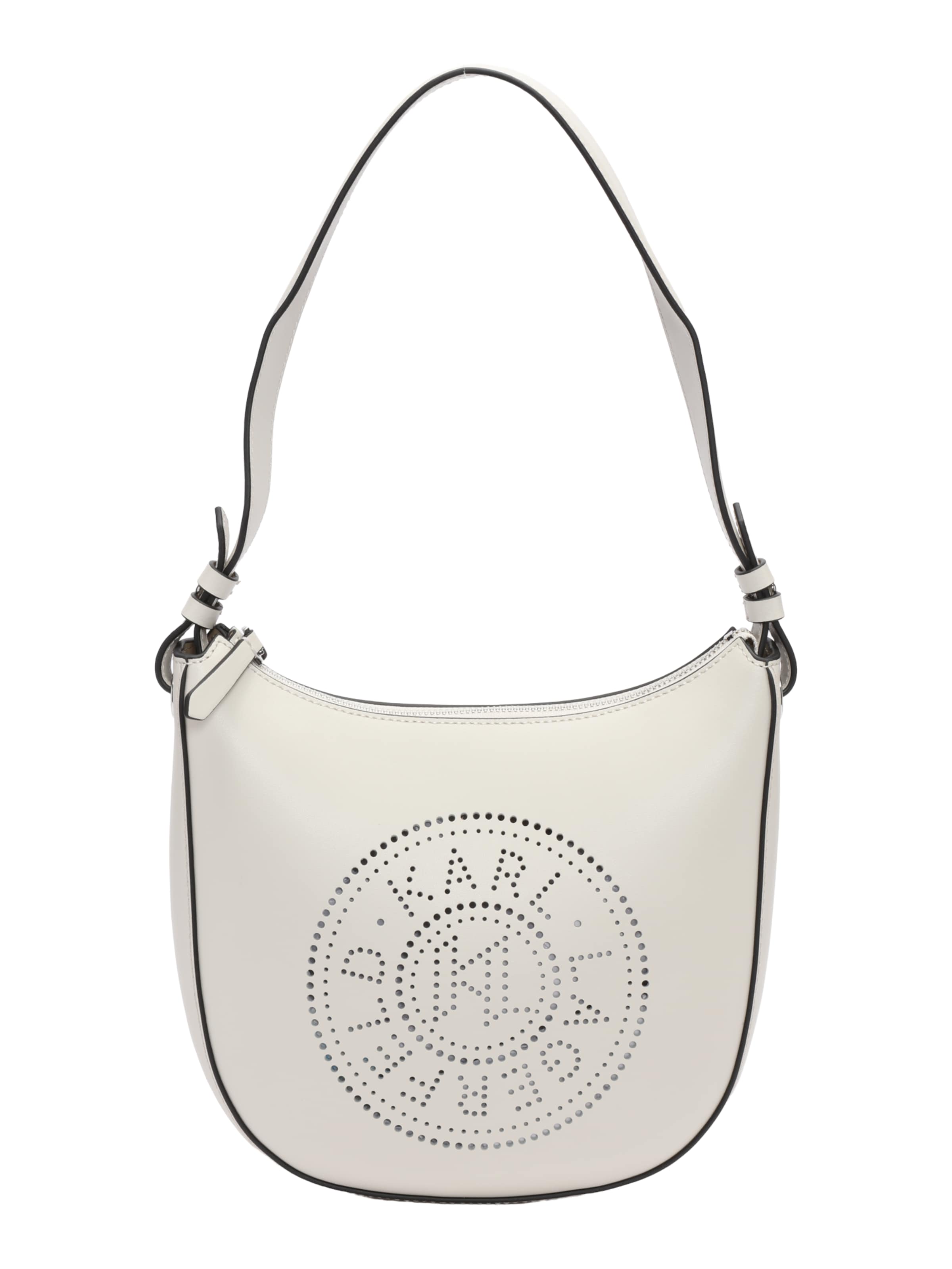 Karl Lagerfeld Shoulder Bag in White: front