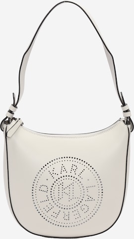 Karl Lagerfeld Taška přes rameno – bílá: přední strana