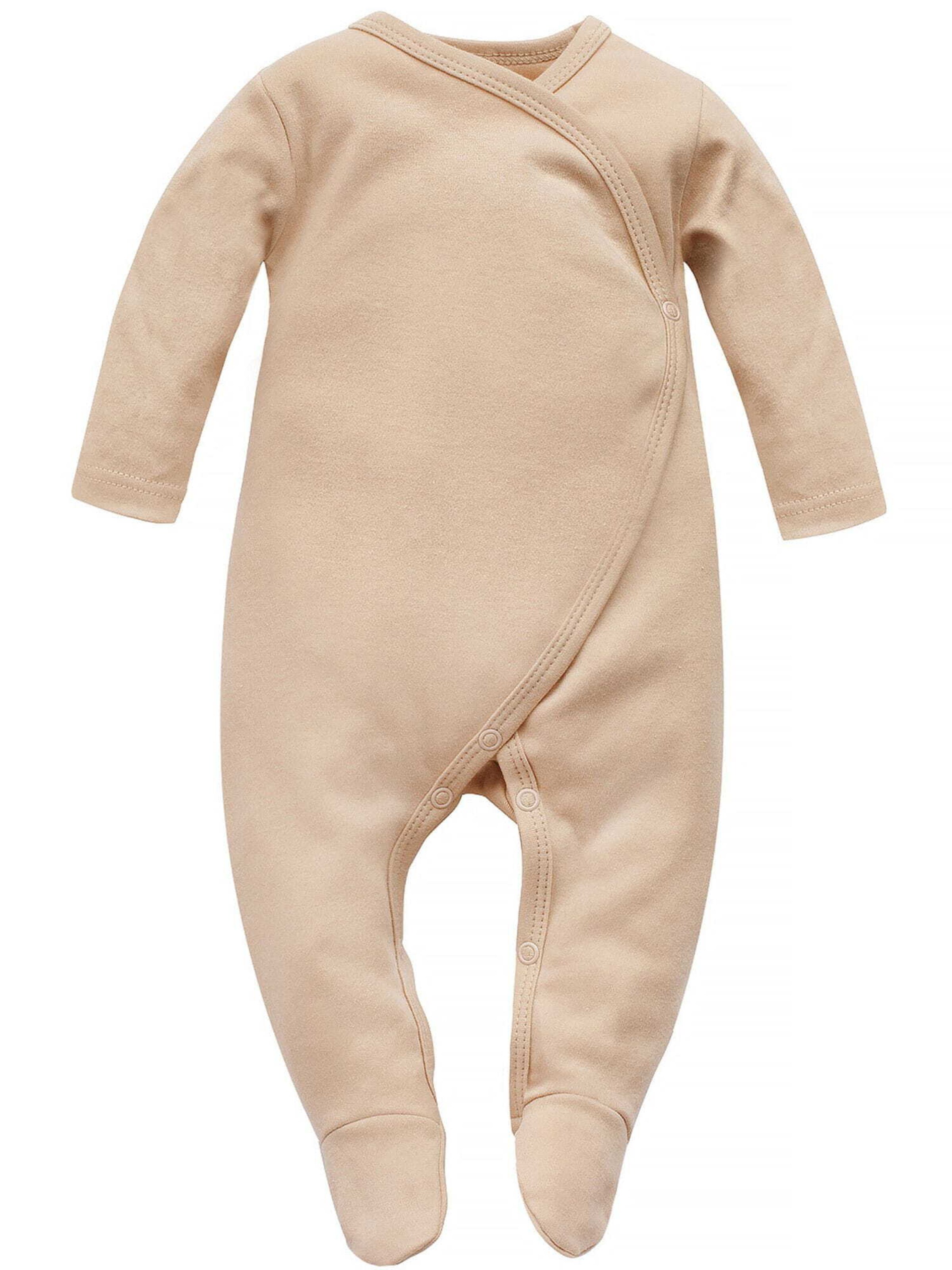 Pinokio Strampler in Beige: Vorderseite