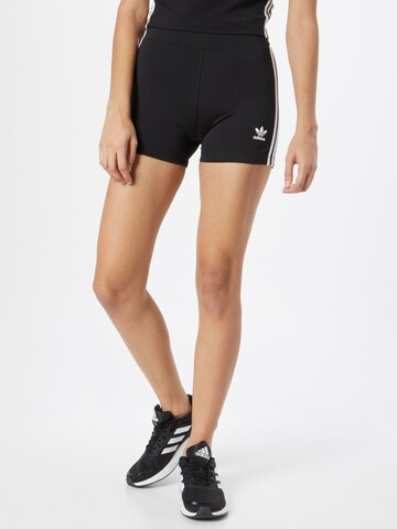 ADIDAS ORIGINALS Skinny Leggings 'Adicolor Classics Traceable' in Black: front