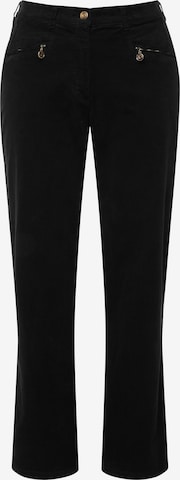 Regular Pantalon 'Mony' Ulla Popken en noir : devant