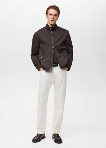 MANGO MAN Tapered Jeans 'Pola' in White