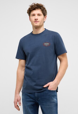 MUSTANG Shirt 'Austin' in Blau: Vorderseite