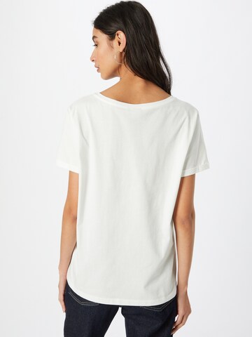 T-shirt 'CR Nicoline' Cream en blanc