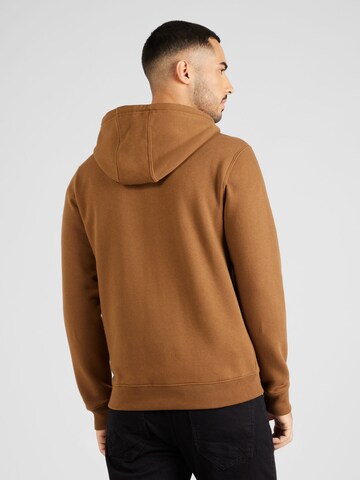 BLEND Sweatjacke 'Downton' in Braun