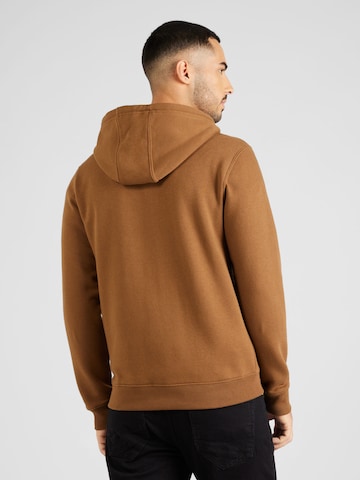 BLEND Zip-Up Hoodie 'Downton' in Brown