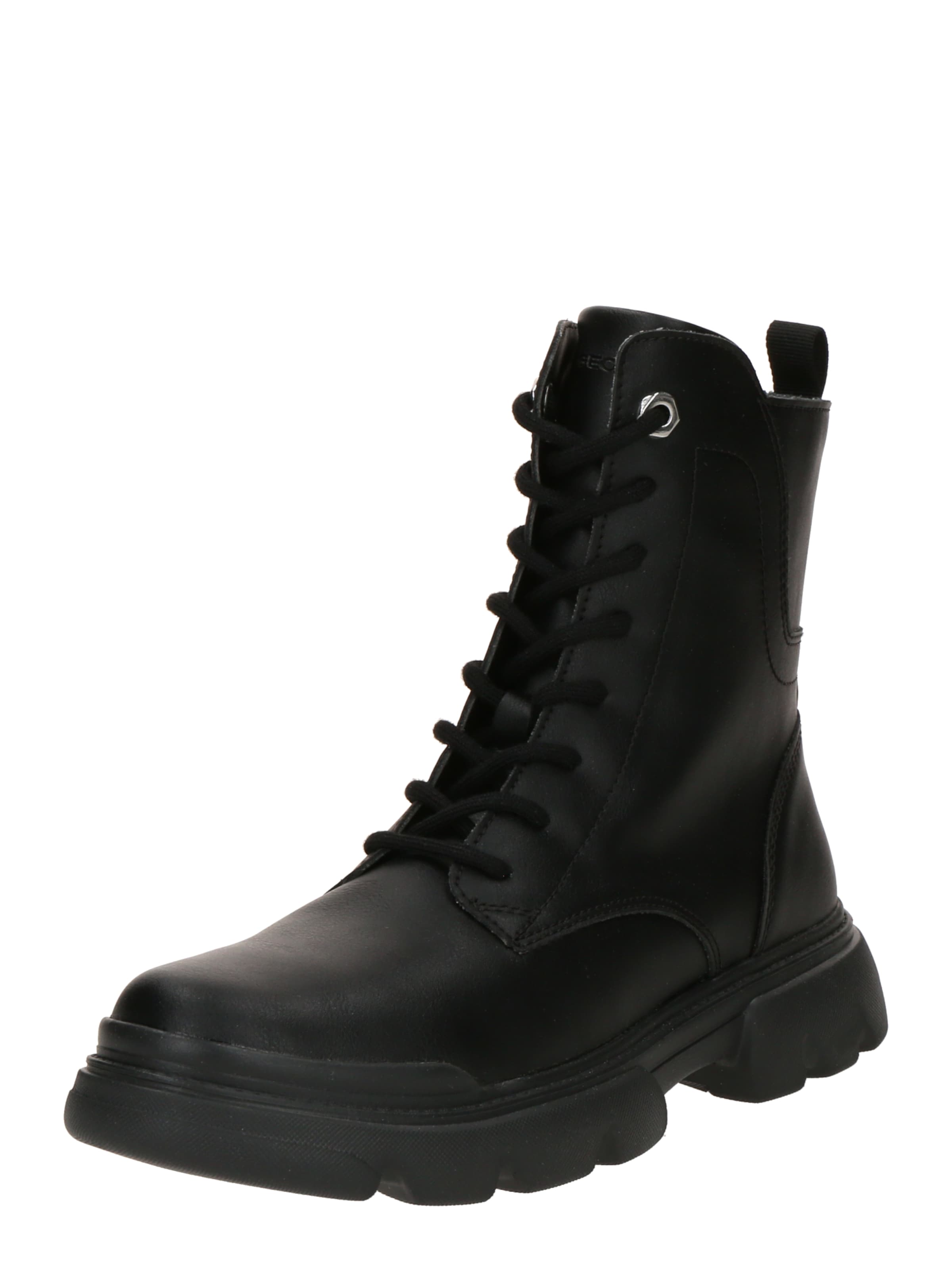 GEOX Saabas 'JUNETTE', värv must: eest vaates