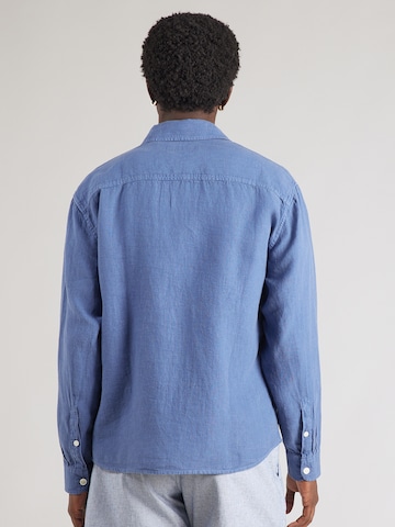 mėlyna Abercrombie & Fitch Standartinis modelis Marškiniai