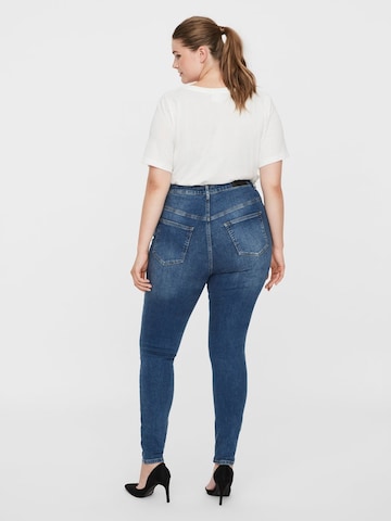 Vero Moda Curve Skinny Kavbojke 'VMLora' | modra barva