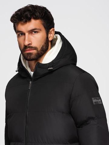 Ombre Winterjas in Zwart