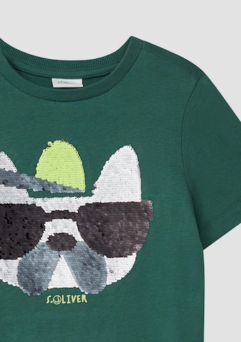 T-Shirt s.Oliver en vert
