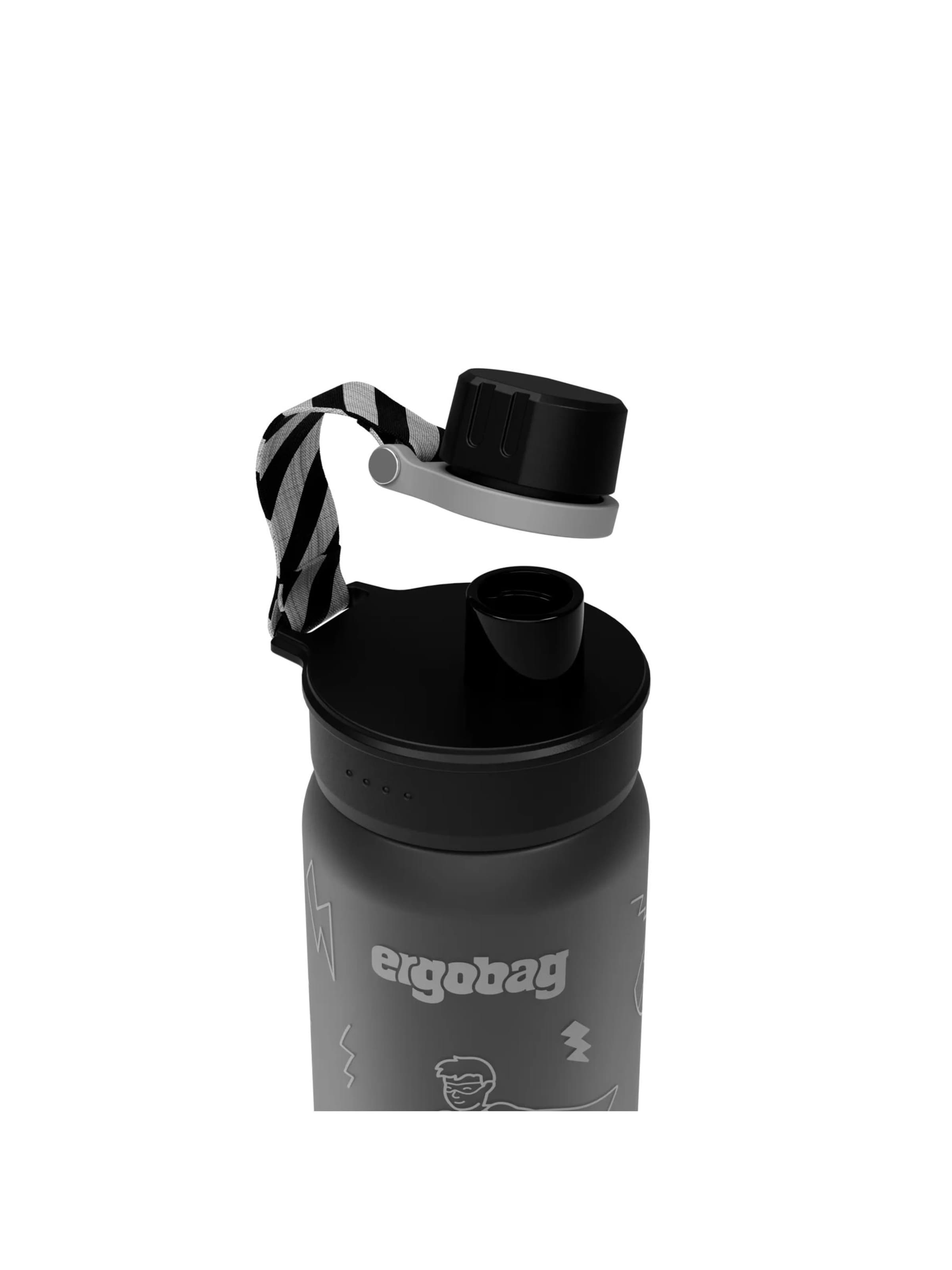 ergobag Drinking Bottle 'Trinkflasche Trinkflasche' in Black