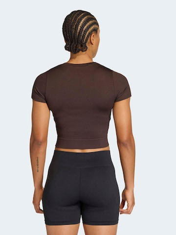 T-shirt fonctionnel 'Essentials' ADIDAS PERFORMANCE en marron