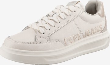 Pepe Jeans Sneaker ' Abbey Paddy' in Weiß: front
