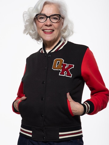 Queen Kerosin Between-Season Jacket 'We Can Do It' in Black