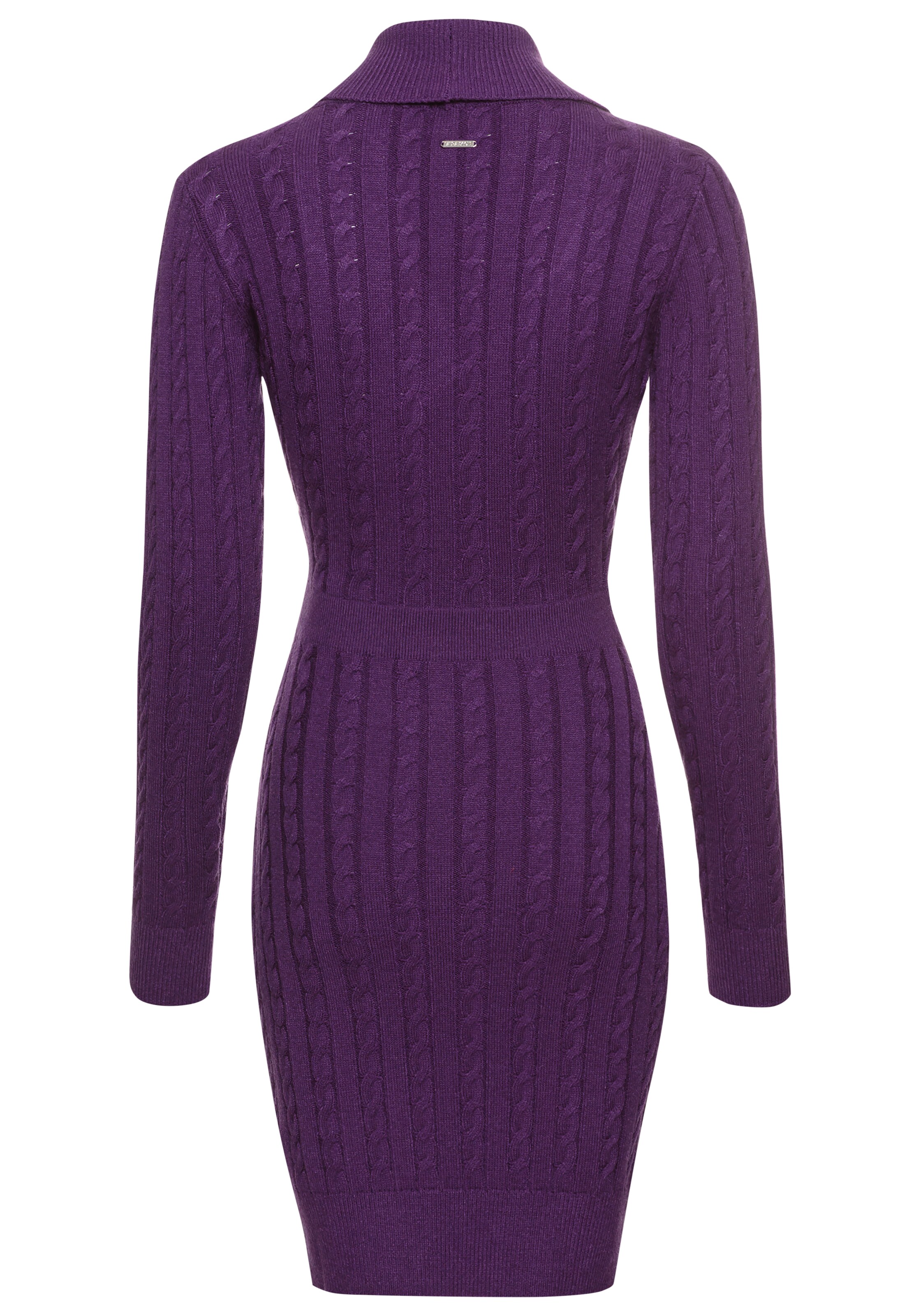 LAURA SCOTT Knitted dress in Purple