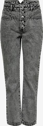 ONLY Regular Jeans 'TURNER HW 80TIES' in Grey: front