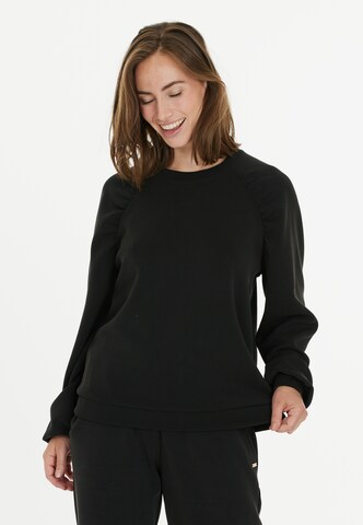 Athlecia Athletic Sweatshirt in Black: front