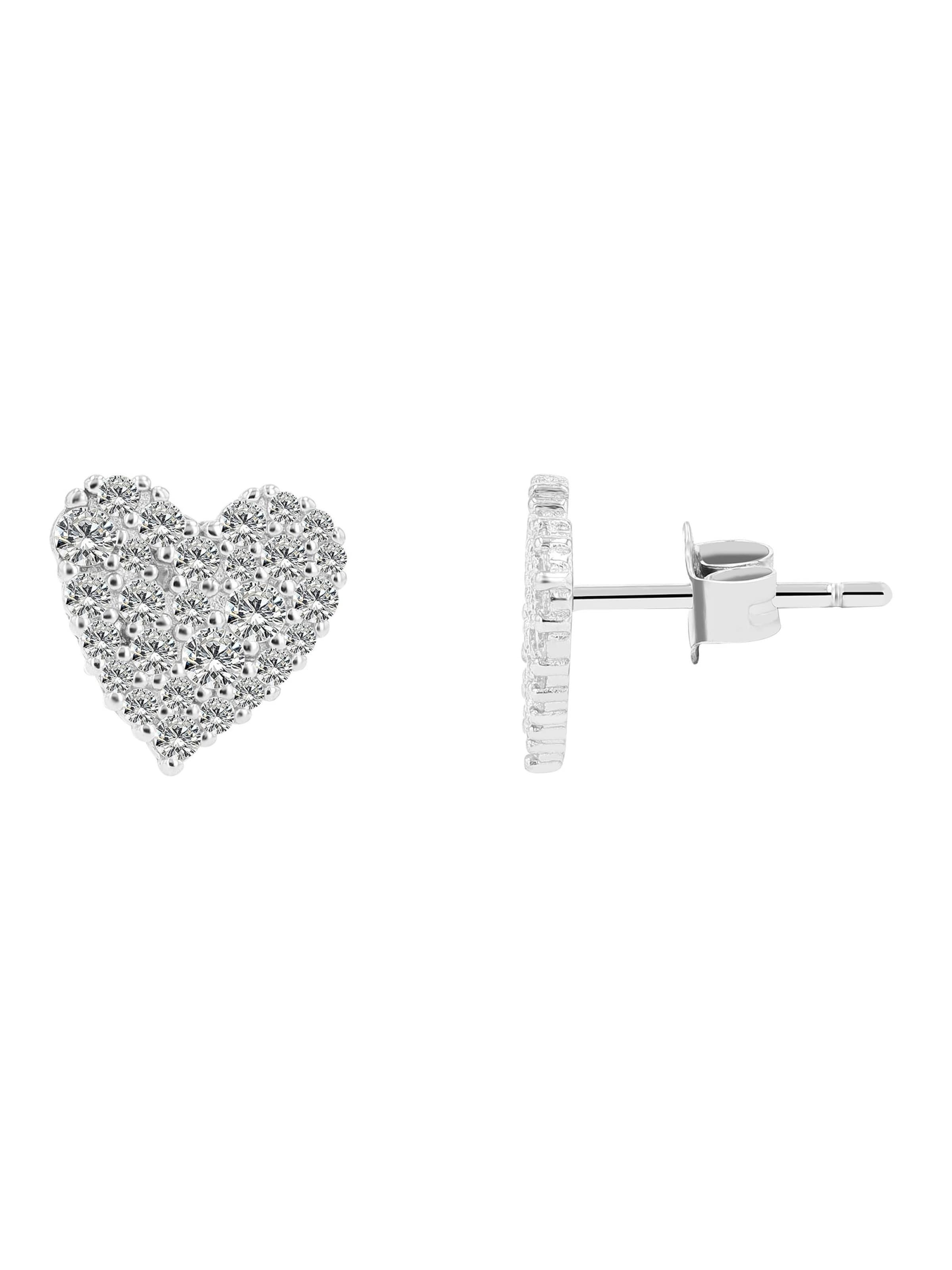 Akzent Earrings 'Xafira, 925 Sterlingsilber, hautverträglich' in Silver