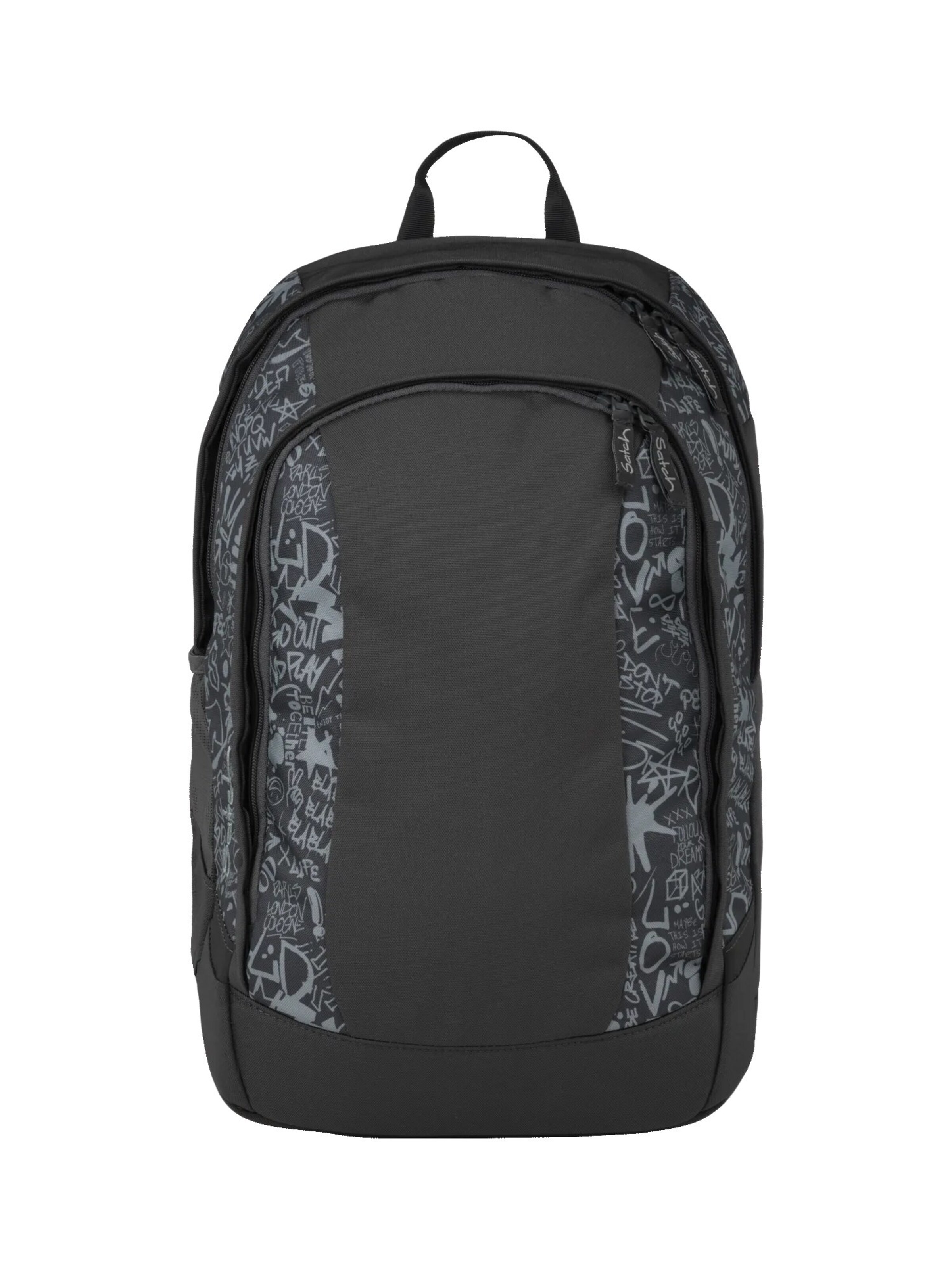 Satch Backpack 'Schulrucksack air' in Grey: front