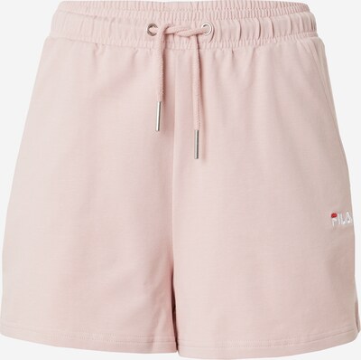 FILA Pantalon de sport 'BRANDENBURG' en rose / rouge vif / blanc, Vue avec produit
